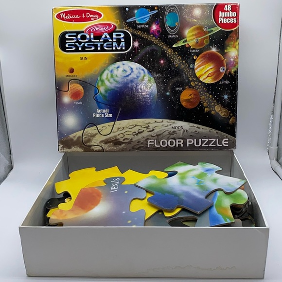 Melissa & Doug Solar System Extra Large Floor Puzzle 48 Jumbo Pieces #413 - Picture 7 of 10